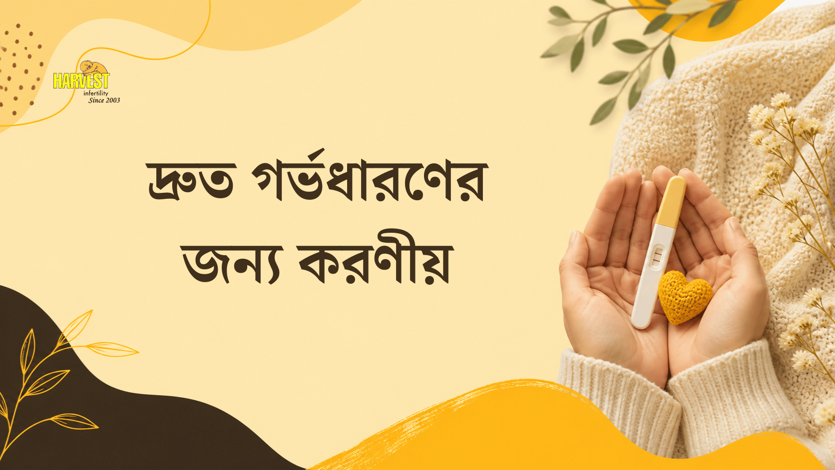 দ্রুত গর্ভধারণের জন্য করণীয়
