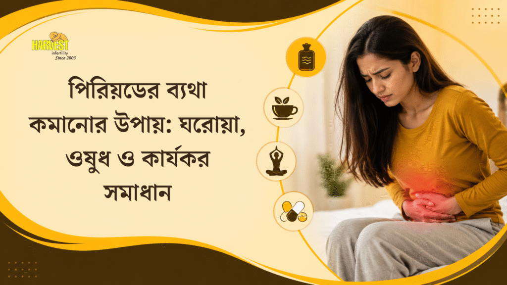 পিরিয়ডের ব্যথা কমানোর উপায় ঘরোয়া, ওষুধ ও কার্যকর সমাধান