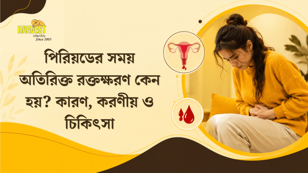 পিরিয়ডের সময় অতিরিক্ত রক্তক্ষরণ কেন হয় কারণ, করণীয় ও চিকিৎসা