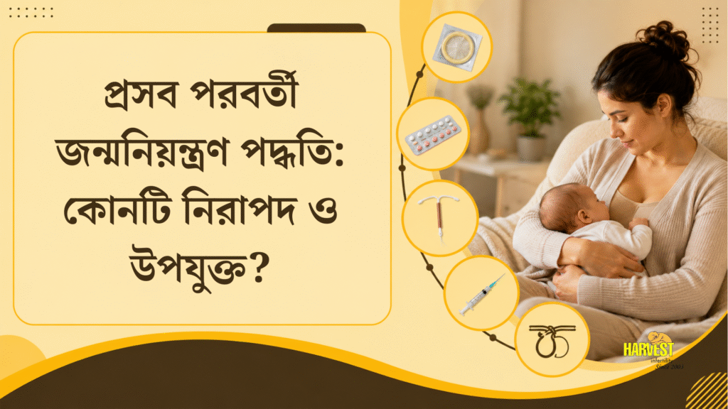 প্রসব পরবর্তী জন্মনিয়ন্ত্রণ পদ্ধতি কোনটি নিরাপদ ও উপযুক্ত